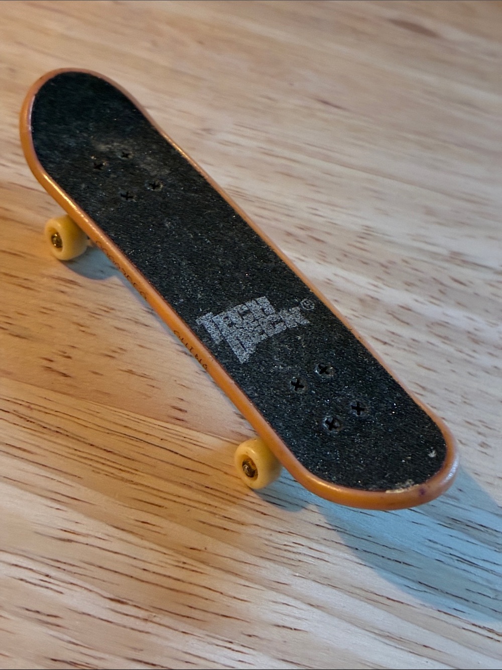 Tech Deck Orange Mini Fingerboard Skateboard